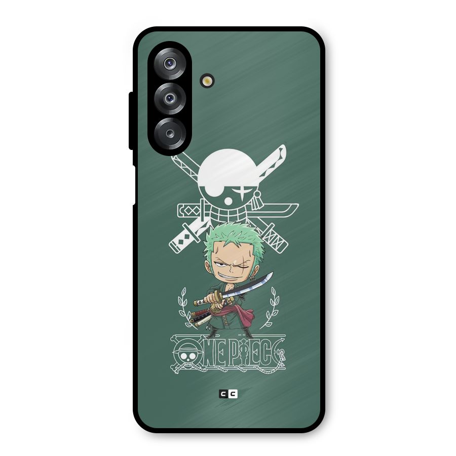 Hunter Zoro Sword Metal Back Case for Galaxy A26