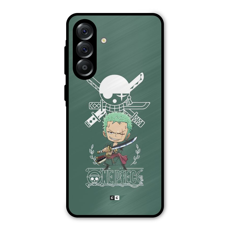 Hunter Zoro Sword Metal Back Case for Galaxy A36