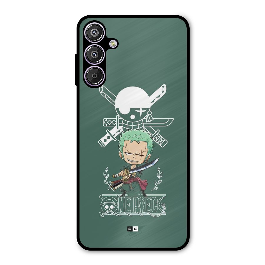 Hunter Zoro Sword Metal Back Case for Galaxy F15