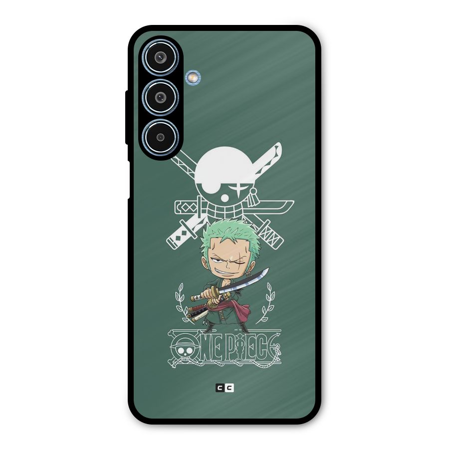 Hunter Zoro Sword Metal Back Case for Galaxy M35