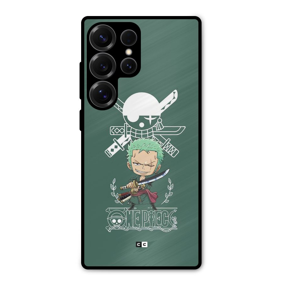 Hunter Zoro Sword Metal Back Case for Galaxy S25 Ultra