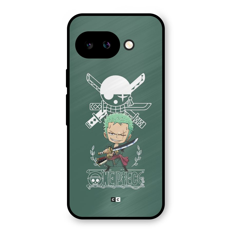 Hunter Zoro Sword Metal Back Case for Google Pixel 9a