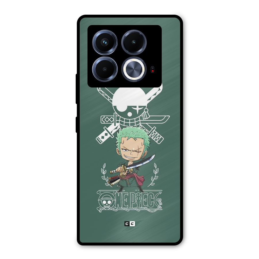 Hunter Zoro Sword Metal Back Case for Infinix Note 40 5G