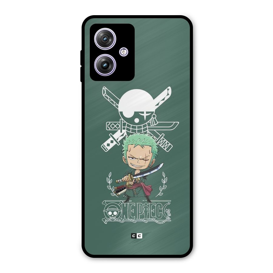 Hunter Zoro Sword Metal Back Case for Moto G64