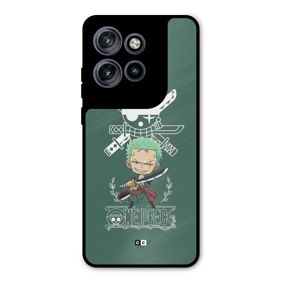 Hunter Zoro Sword Metal Back Case for Motorola Edge 50 Neo