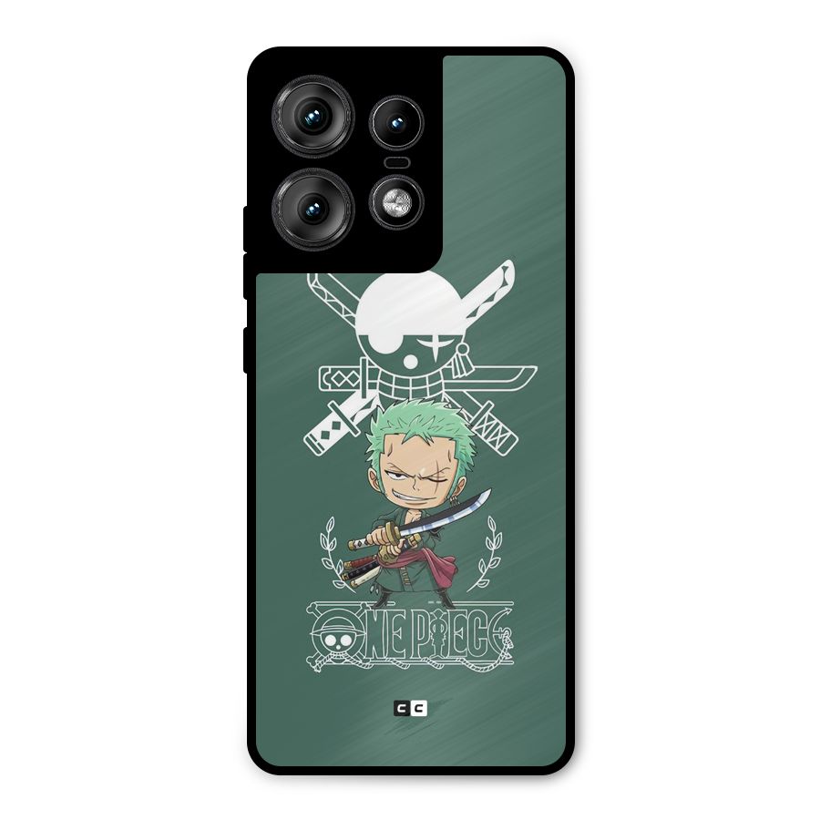 Hunter Zoro Sword Metal Back Case for Motorola Edge 50 Pro