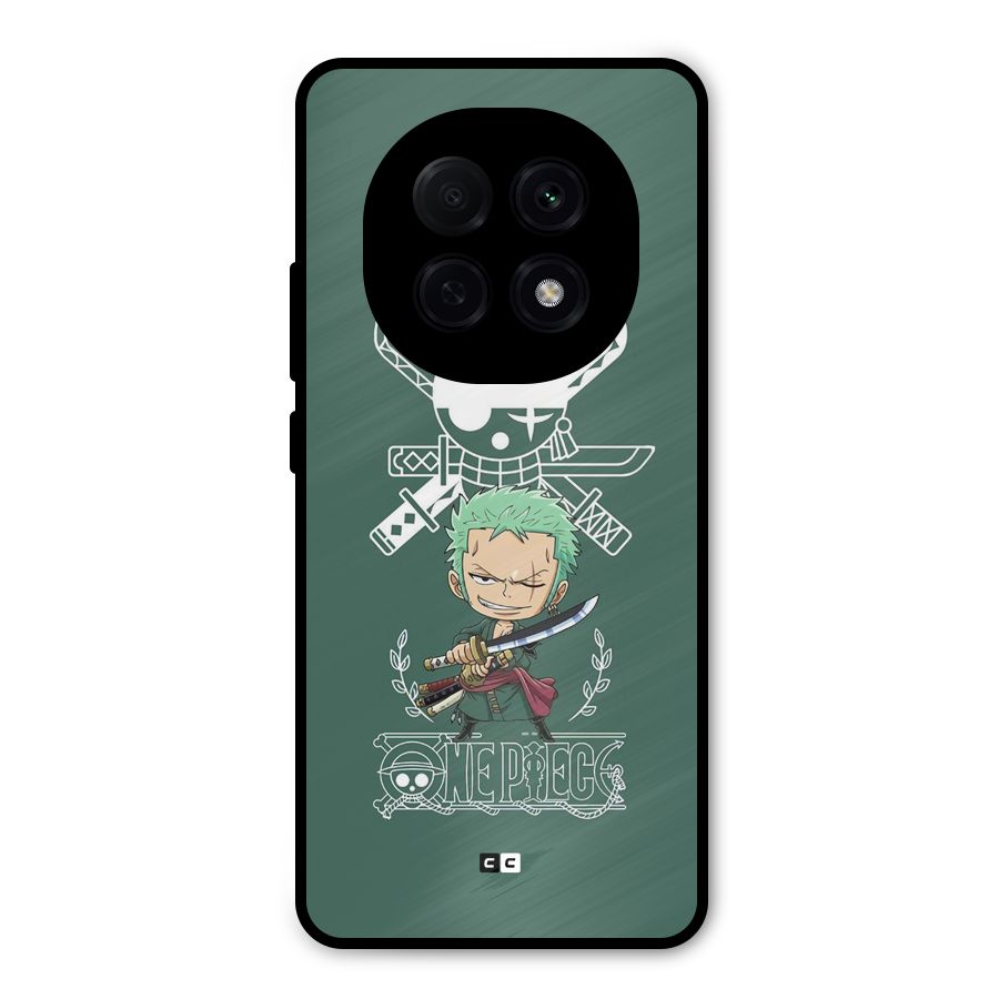 Hunter Zoro Sword Metal Back Case for Oppo F29 Pro