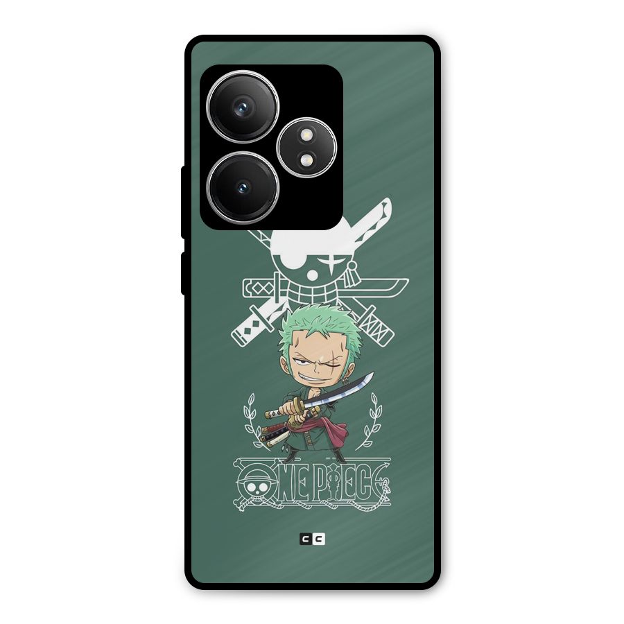 Hunter Zoro Sword Metal Back Case for Realme GT 6T