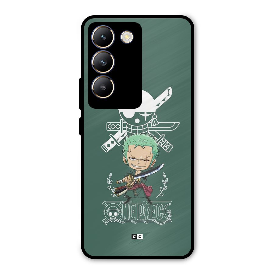 Hunter Zoro Sword Metal Back Case for Vivo T3 5G