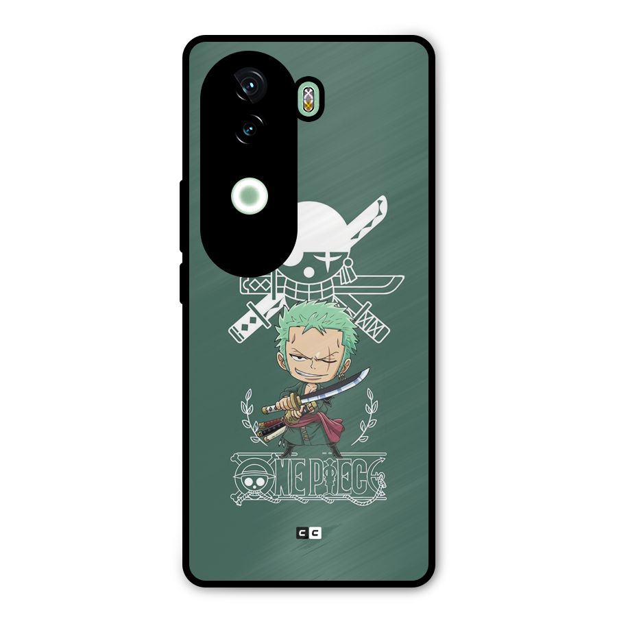 Hunter Zoro Sword Metal Back Case for Vivo V40e
