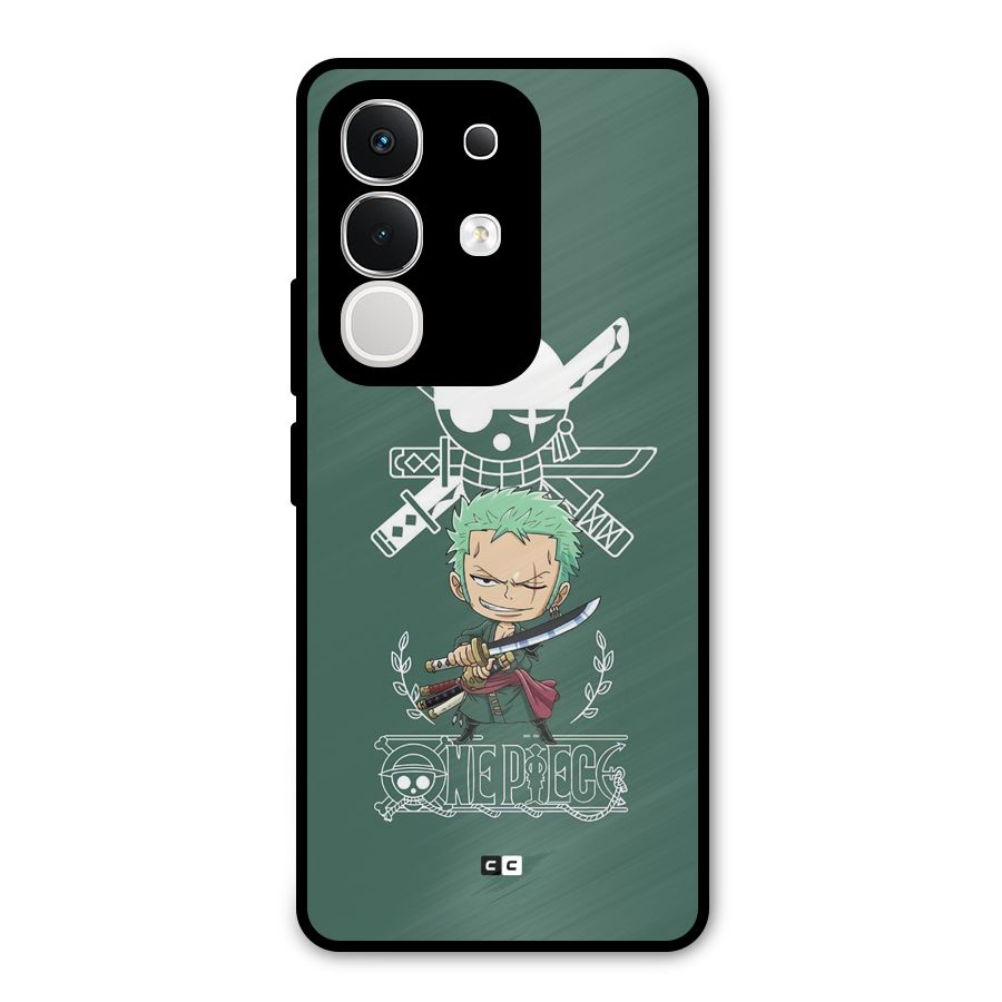 Hunter Zoro Sword Metal Back Case for iQOO Z10x