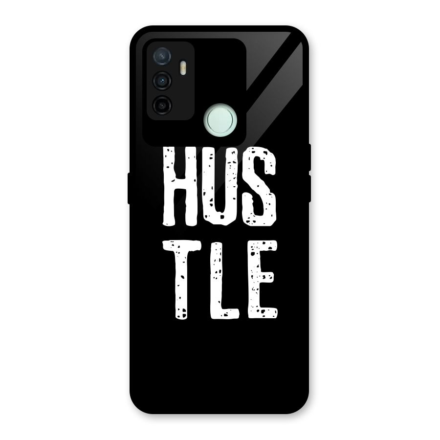 Hustle Glass Back Case for Oppo A53