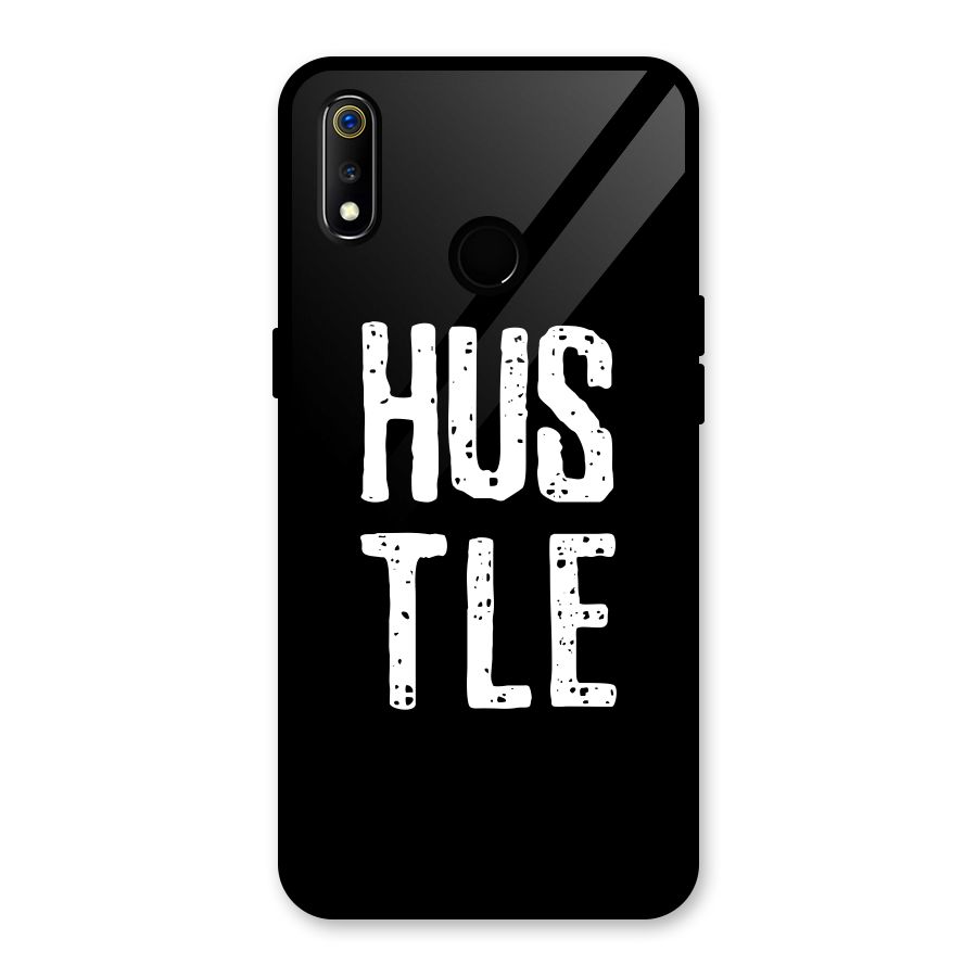 Hustle Glass Back Case for Realme 3