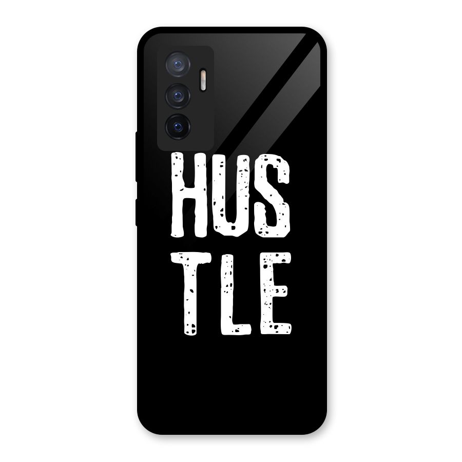 Hustle Glass Back Case for Vivo V23e