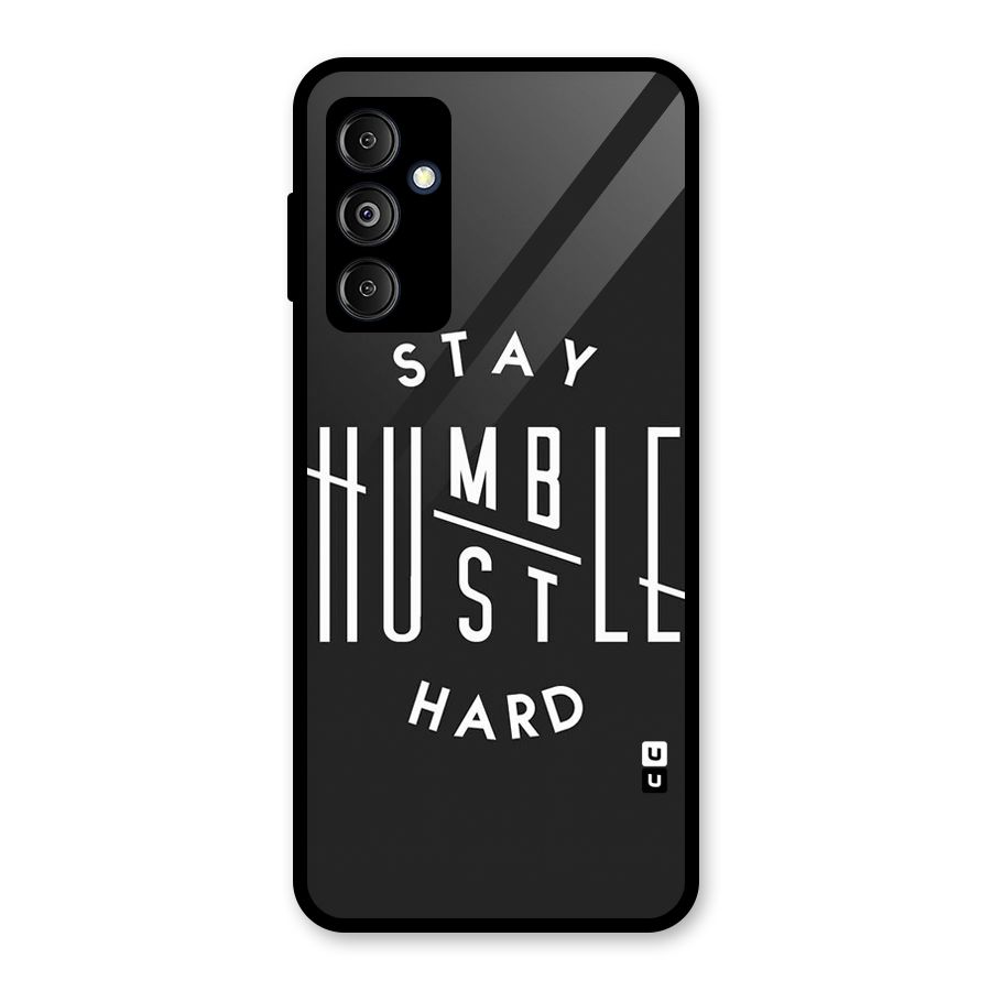 Hustle Hard Glass Back Case for Galaxy M14 5G