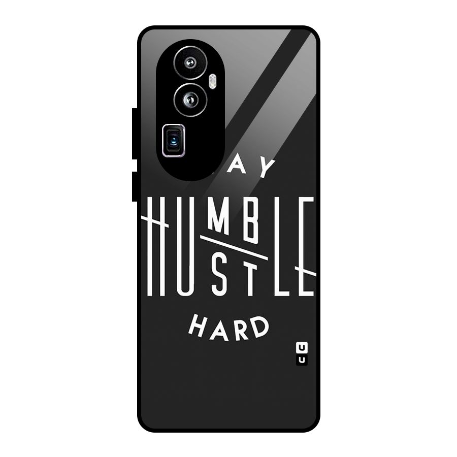 Hustle Hard Glass Back Case for Oppo Reno10 Pro Plus