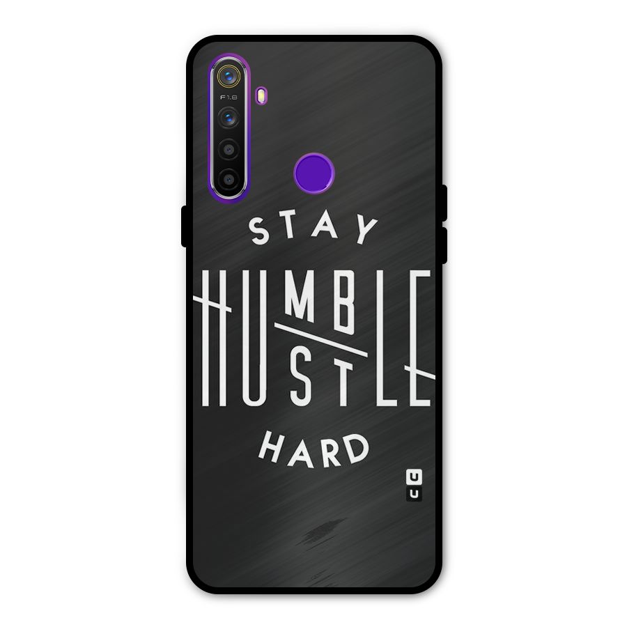 Hustle Hard Glass Back Case for Realme 5s