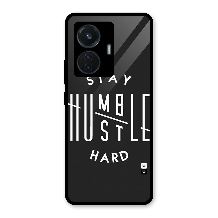 Hustle Hard Glass Back Case for Vivo T1 44W
