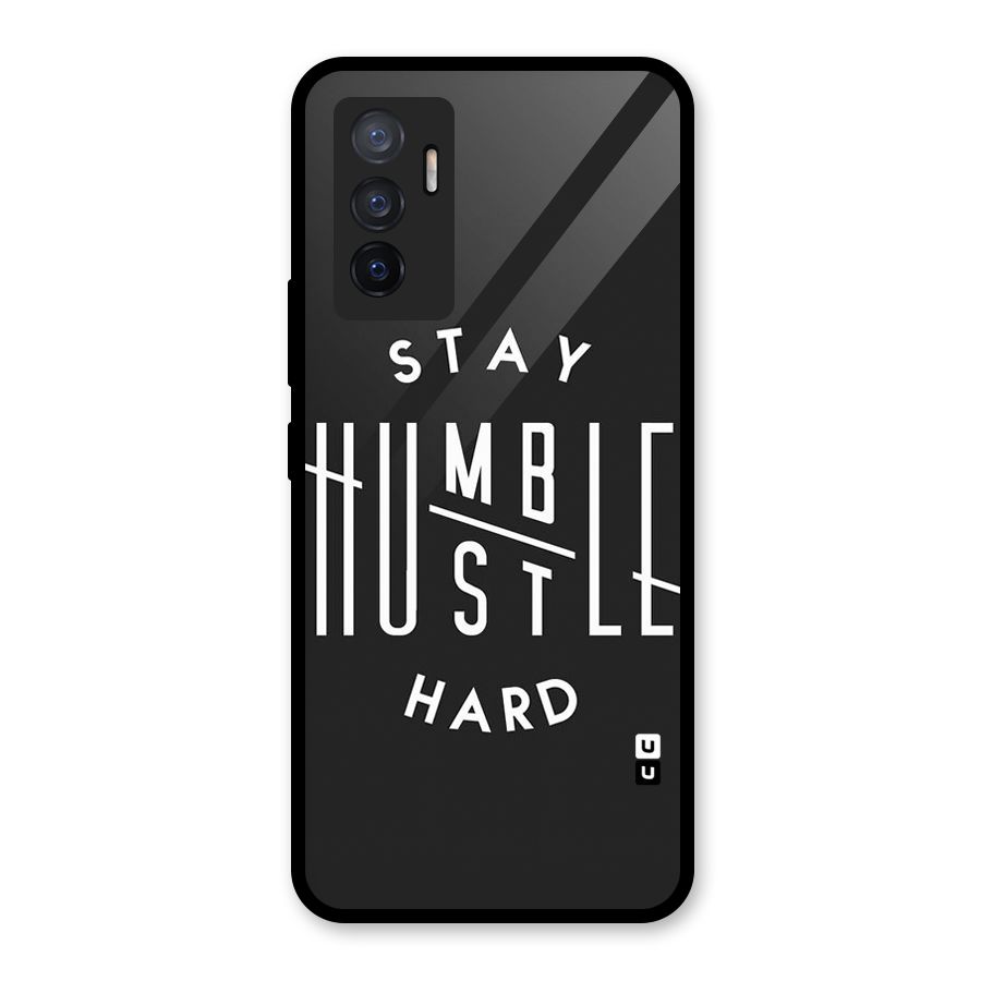 Hustle Hard Glass Back Case for Vivo V23e