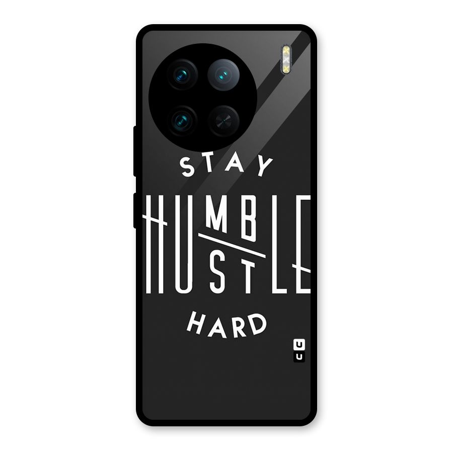 Hustle Hard Glass Back Case for Vivo X90 Pro