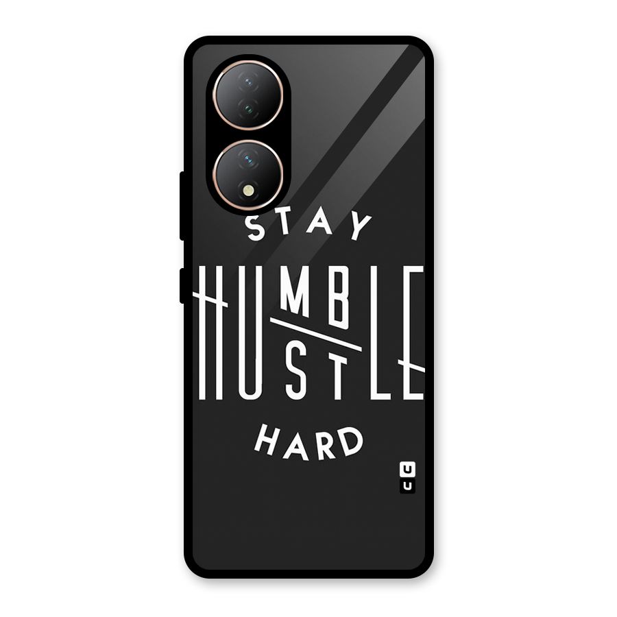 Hustle Hard Glass Back Case for Vivo Y100A