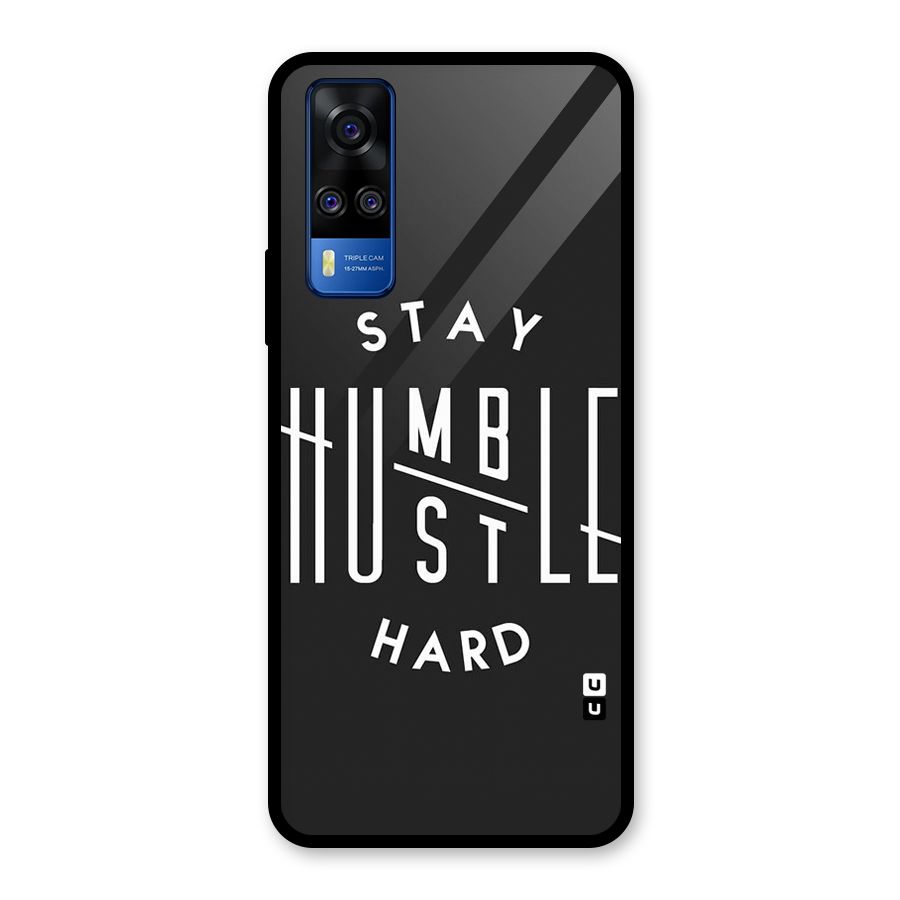 Hustle Hard Glass Back Case for Vivo Y31