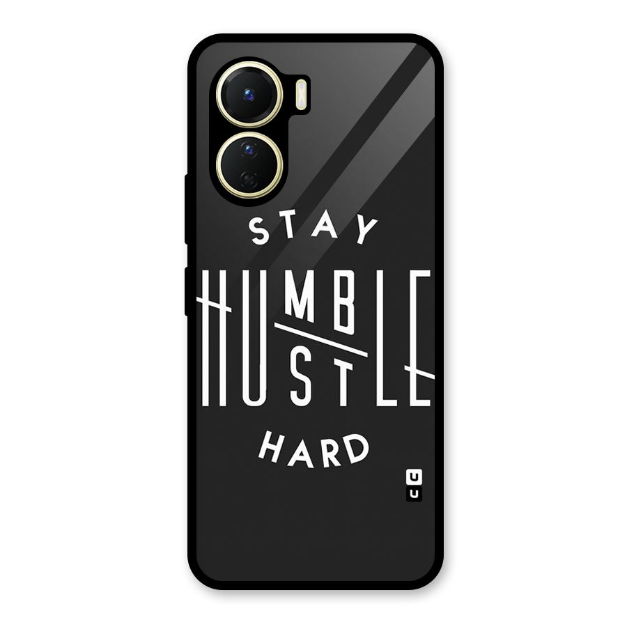 Hustle Hard Glass Back Case for Vivo Y56
