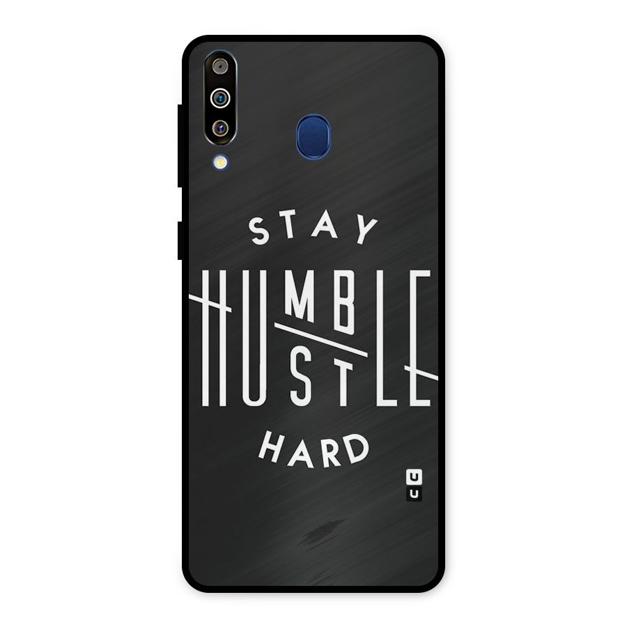 Hustle Hard Metal Back Case for Galaxy M30