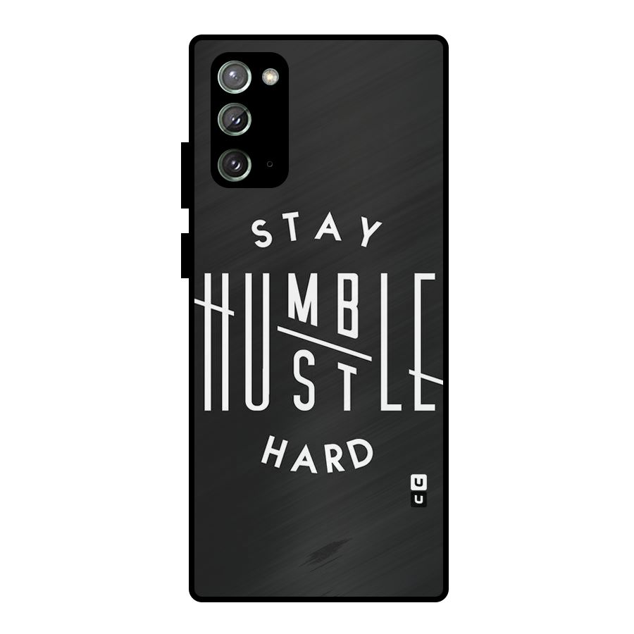 Hustle Hard Metal Back Case for Galaxy Note 20