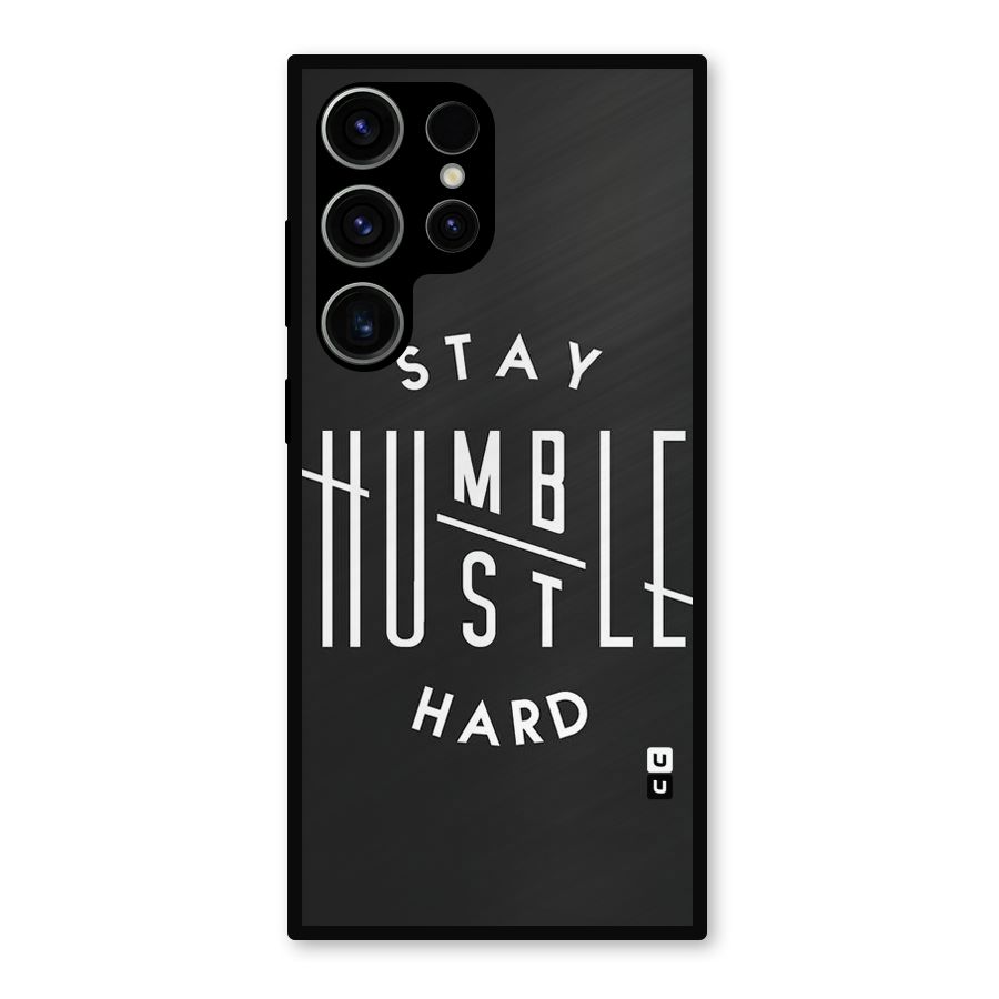 Hustle Hard Metal Back Case for Galaxy S23 Ultra