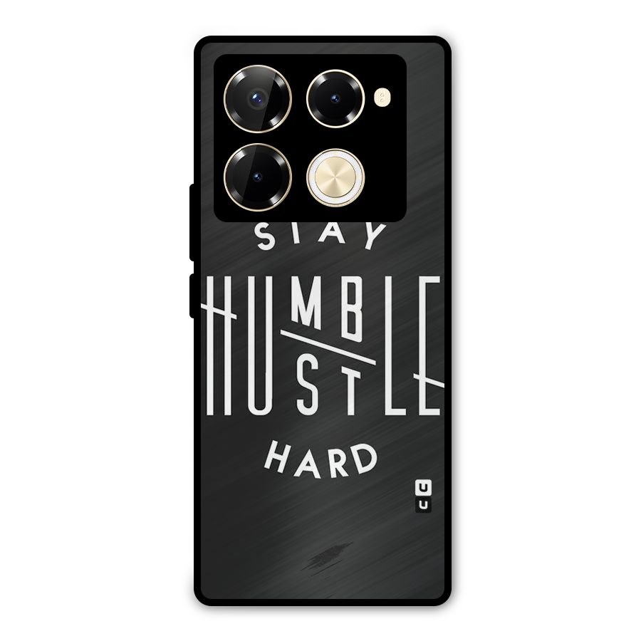 Hustle Hard Metal Back Case for Infinix Note 40 Pro Plus