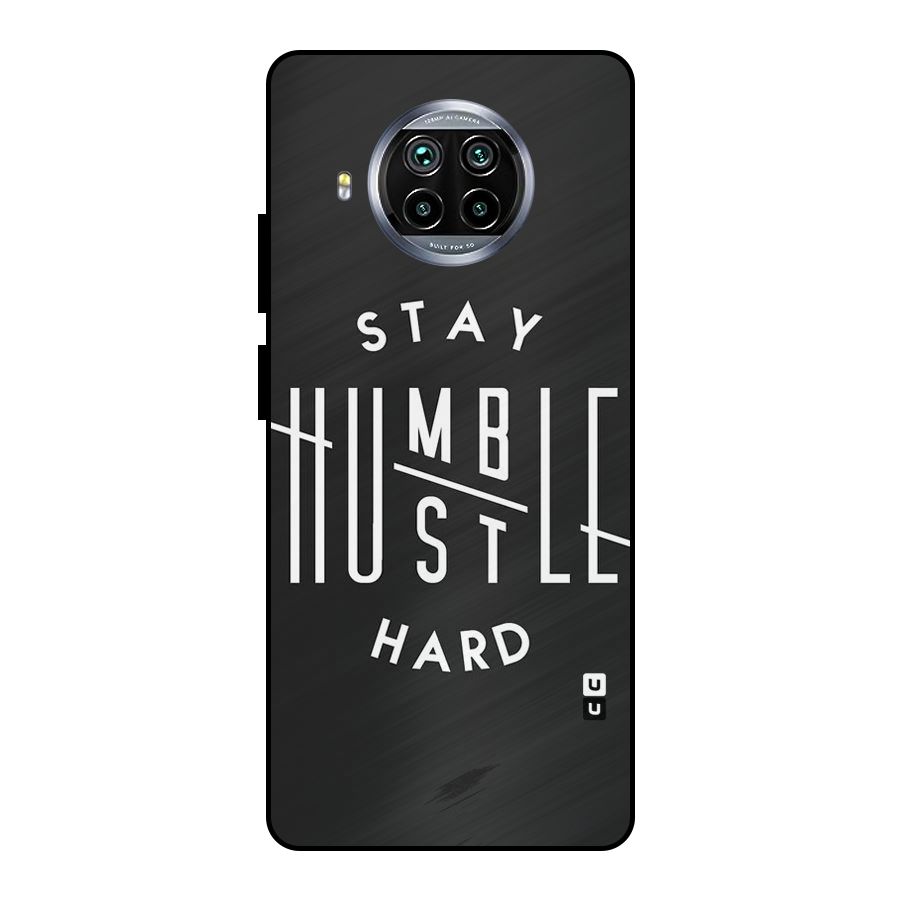 Hustle Hard Metal Back Case for Mi 10i