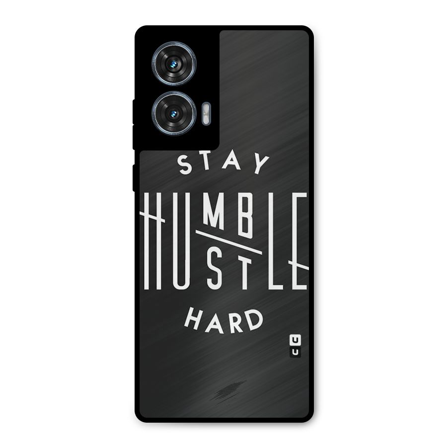 Hustle Hard Metal Back Case for Motorola Edge 50 Fusion