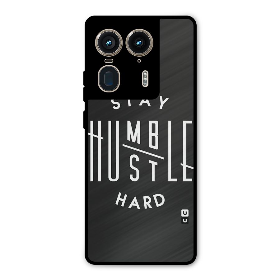 Hustle Hard Metal Back Case for Motorola Edge 50 Ultra