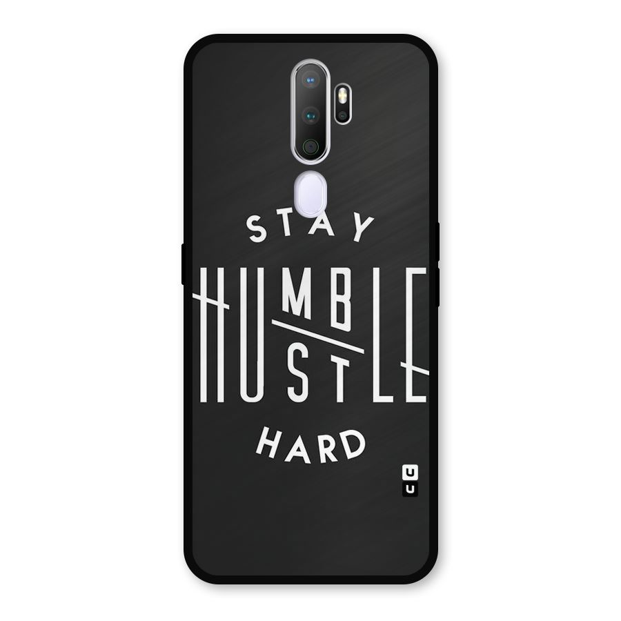 Hustle Hard Metal Back Case for Oppo A9 (2020)
