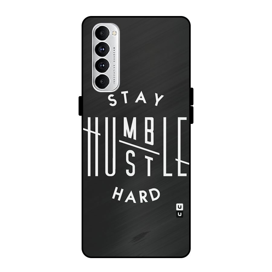 Hustle Hard Metal Back Case for Oppo Reno4 Pro