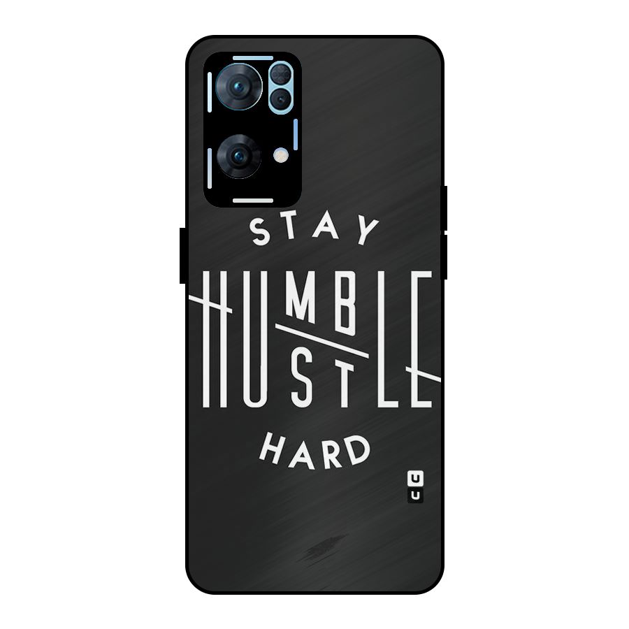 Hustle Hard Metal Back Case for Oppo Reno7 Pro 5G
