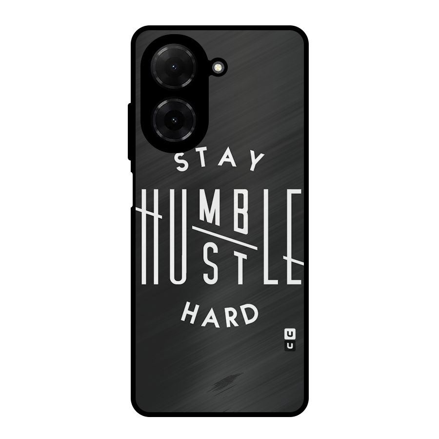 Hustle Hard Metal Back Case for Poco C71