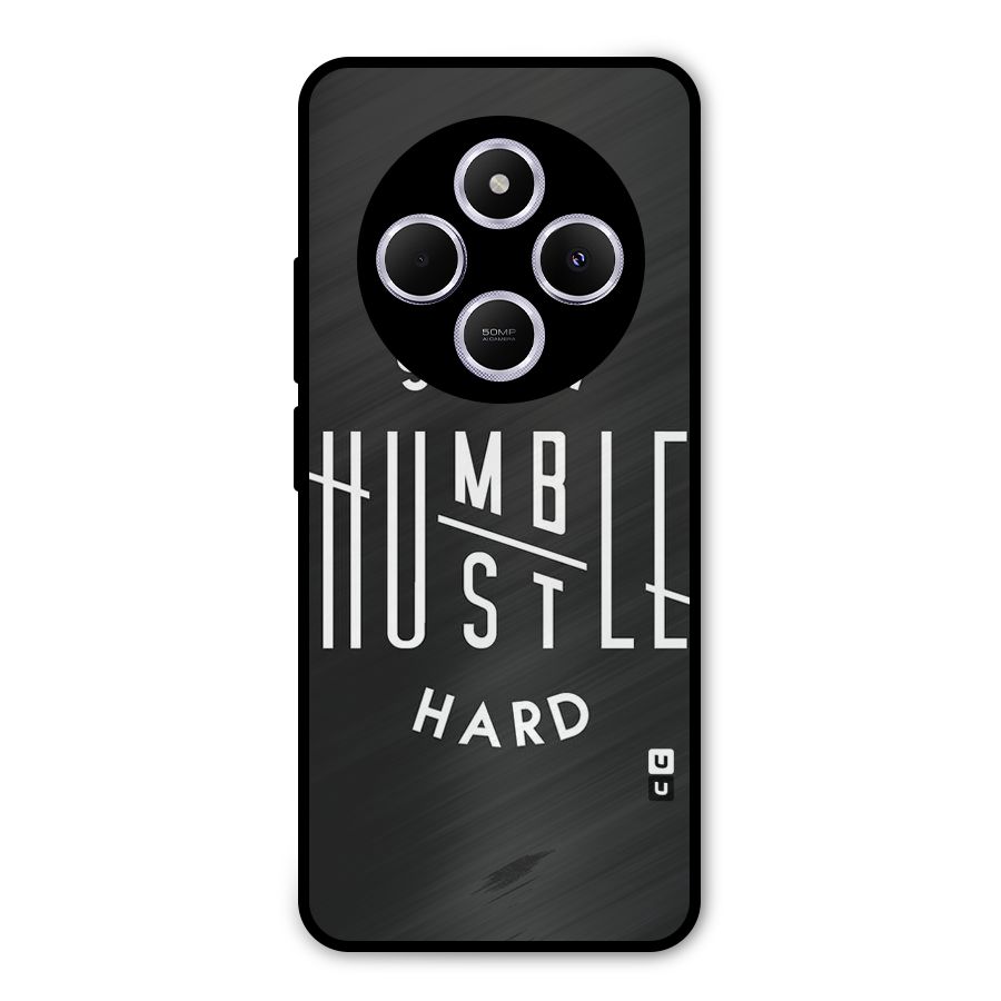 Hustle Hard Metal Back Case for Poco M7