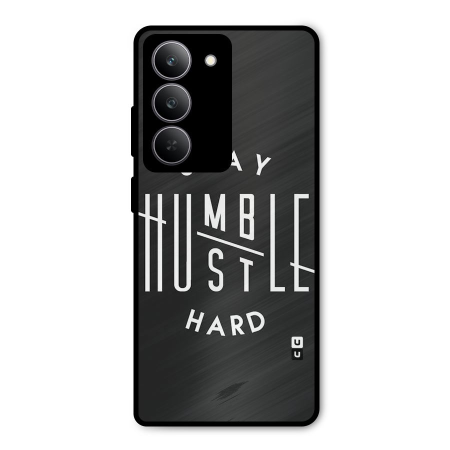 Hustle Hard Metal Back Case for Realme 14x