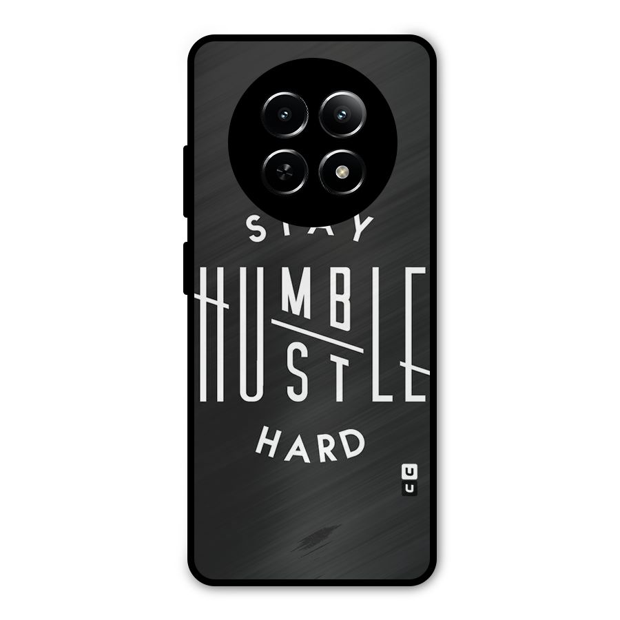 Hustle Hard Metal Back Case for Realme Narzo N65