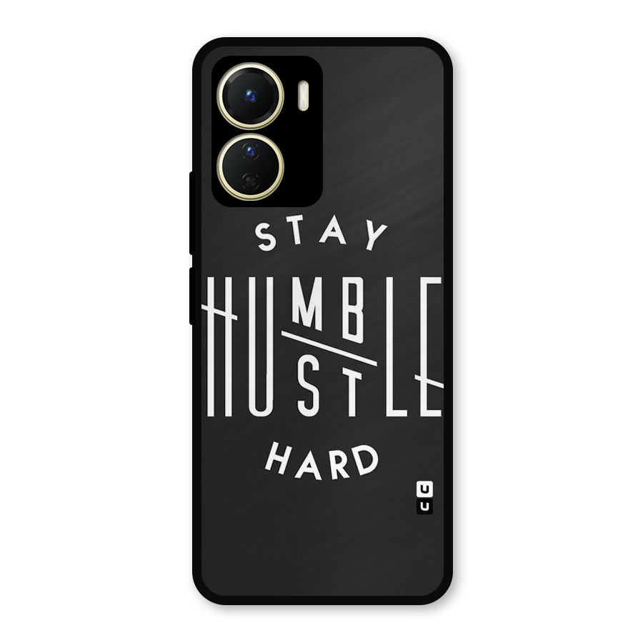 Hustle Hard Metal Back Case for Vivo T2x
