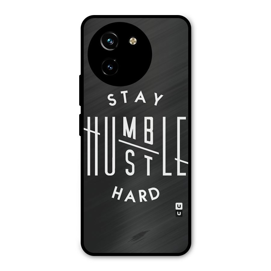 Hustle Hard Metal Back Case for Vivo T3x