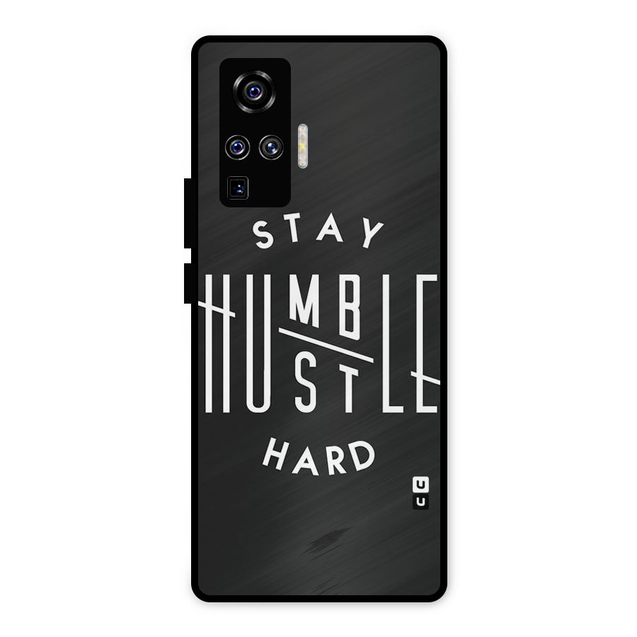 Hustle Hard Metal Back Case for Vivo X50 Pro