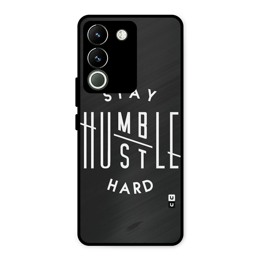 Hustle Hard Metal Back Case for Vivo Y200