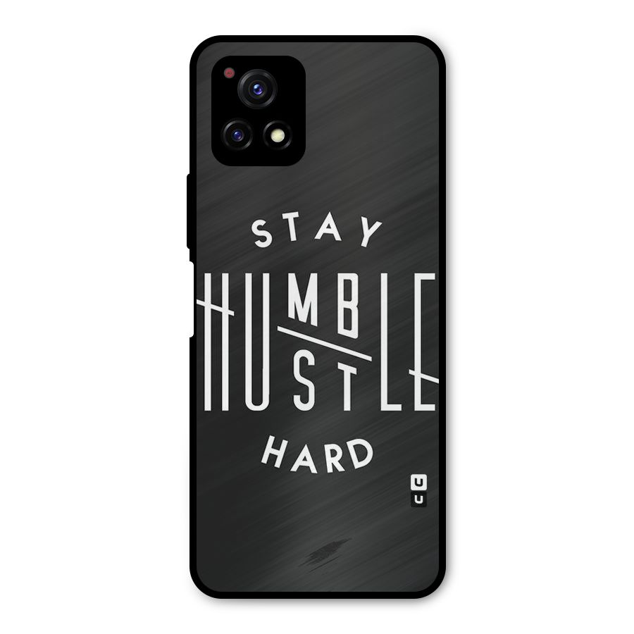 Hustle Hard Metal Back Case for Vivo Y72 5G