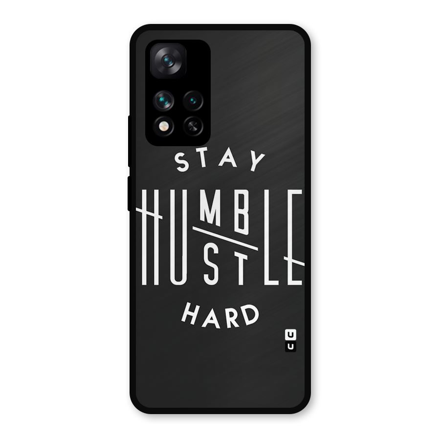 Hustle Hard Metal Back Case for Xiaomi 11i Hypercharge 5G
