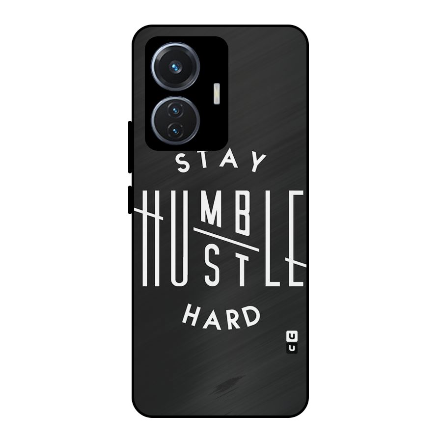 Hustle Hard Metal Back Case for iQOO Z6 44W