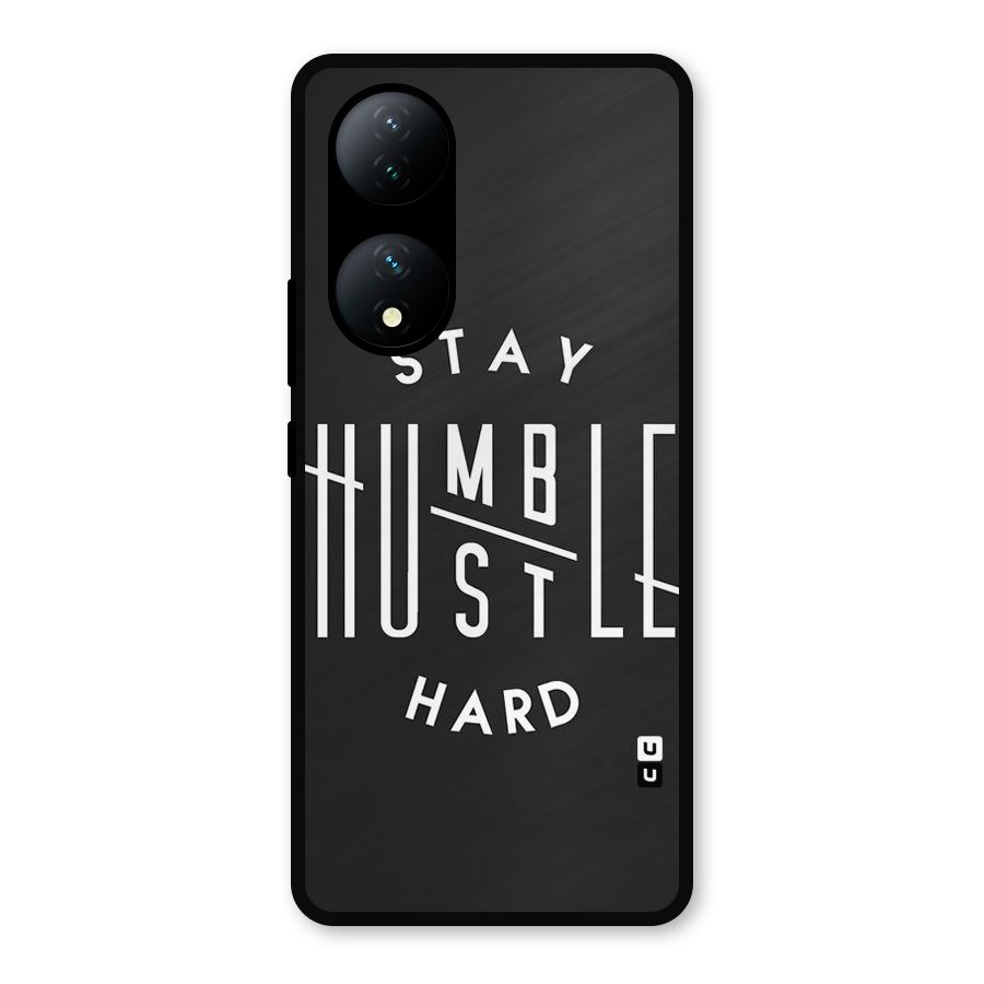 Hustle Hard Metal Back Case for iQOO Z7s