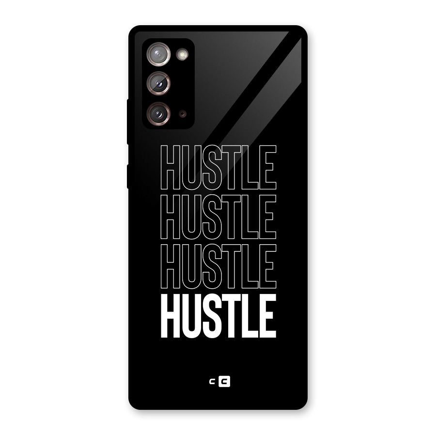 Hustle Hustle Hustle Glass Back Case for Galaxy Note 20